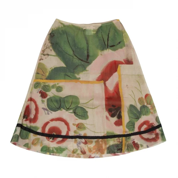 Jean-Paul GAULTIER FEMME Printed Mesh Skirt K-124849_008