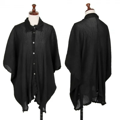 ISSEY MIYAKE me Crepe Pleated Square Silhouette Shirt