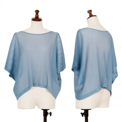 PLEATS PLEASE Mesh Pleated Square Silhouette T Shirt
