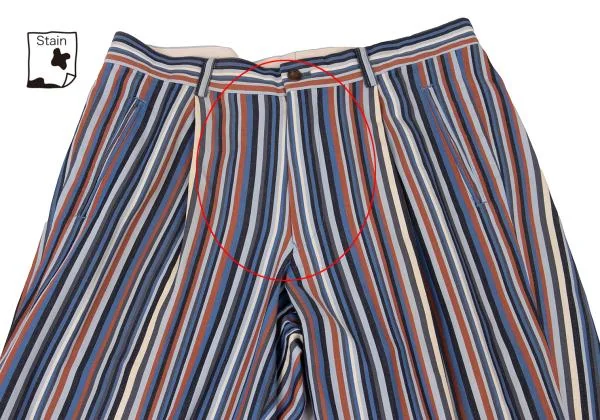 ISSEY MIYAKE MEN Cotton Stripe Pants K-124876_003