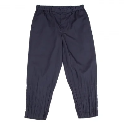 ISSEY MIYAKE MEN Poly Hem Pleats Tapered Pants
