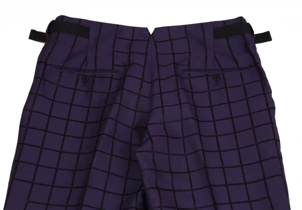 ISSEY MIYAKE MEN Random Window Pen Check Pants K-124891_009