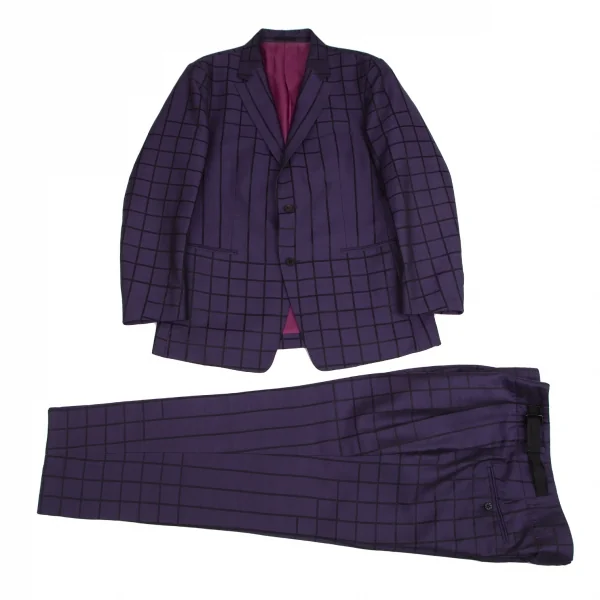 ISSEY MIYAKE MEN Random Window Pen Check Pants K-124891_012