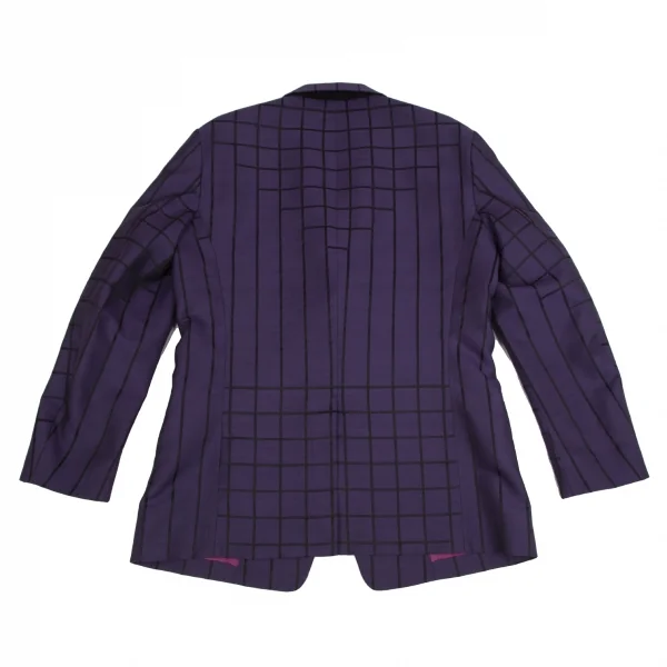 ISSEY MIYAKE MEN Random Window Pen Check Jacket & Pants K-124892_007