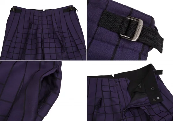 ISSEY MIYAKE MEN Random Window Pen Check Jacket & Pants K-124892_010