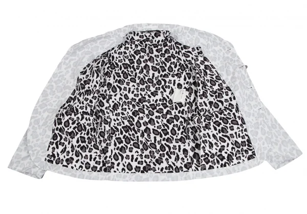 BLACK COMME des GARCONS Leopard printed Insideout Jacket K-124906_014