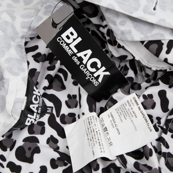 BLACK COMME des GARCONS Leopard printed Insideout Jacket K-124906_018