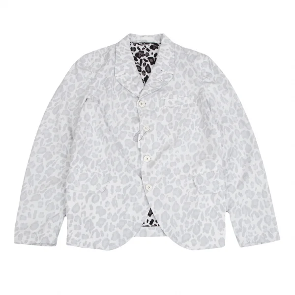 BLACK COMME des GARCONS Leopard printed Insideout Jacket K-124906_002