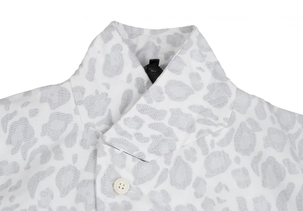 BLACK COMME des GARCONS Leopard printed Insideout Jacket K-124906_005