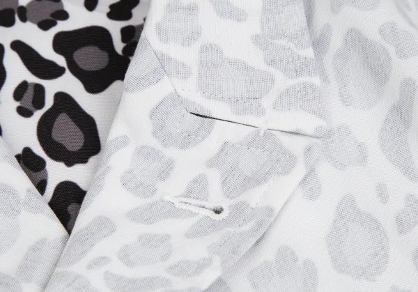 BLACK COMME des GARCONS Leopard printed Insideout Jacket K-124906_006