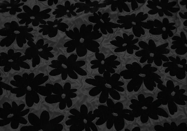 COMME des GARCONS Floral Flocky Printed Dress K-124917_012