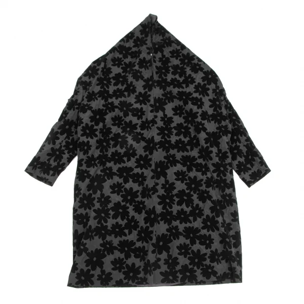 COMME des GARCONS Floral Flocky Printed Dress K-124917_002