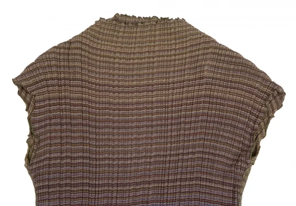JURGEN LEHL Stripe Rib Knit Sleeveless Shirt K-124923_003