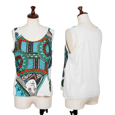 PLEATS PLEASE Trump Printed Tank Top