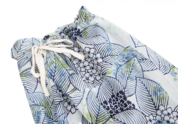 tao COMME des GARCONS Hydrangea Printed Half Wrap Wide Pants K-124925_003