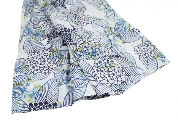 tao COMME des GARCONS Hydrangea Printed Half Wrap Wide Pants K-124925_006