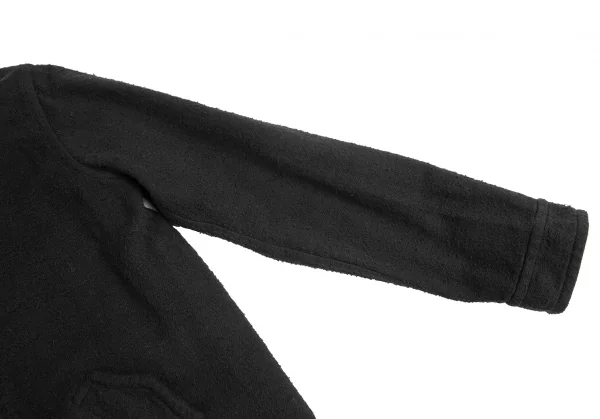 tricot COMME des GARCONS Dyed Cotton Shaggy Round Collar Jacket K-124927_005
