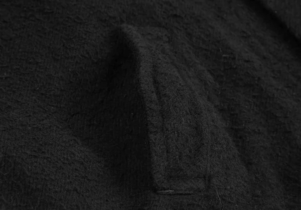 tricot COMME des GARCONS Dyed Cotton Shaggy Round Collar Jacket K-124927_008
