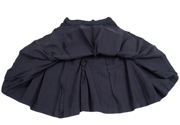 tricot COMME des GARCONS Cotton Linen Ruched Gathered Skirt K-124928_007