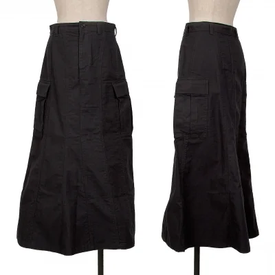 tricot COMME des GARCONS Herringbone Twill Cargo Pocket Skirt