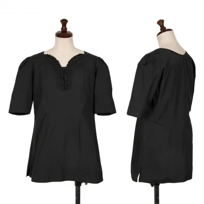 JUNYA WATANABE Neck Gathered Design Short Sleeve Blouse