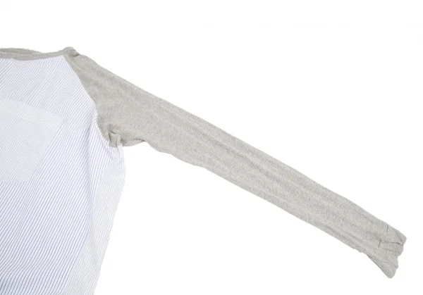 Y's Knit Switching Striped Shirt K-124959_008