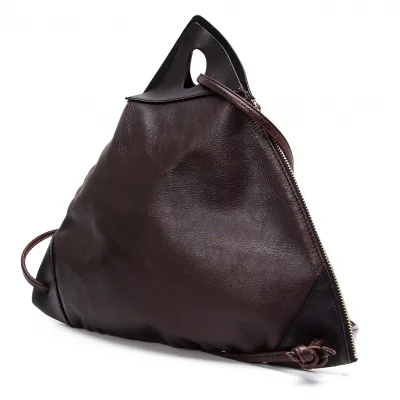MASAKI MATSUSHIMA Leather Triangle Bag