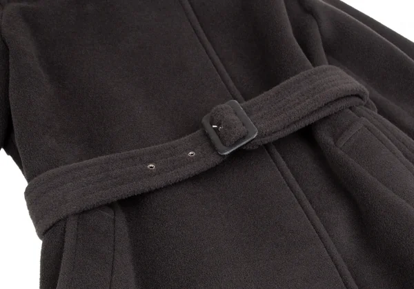 アルマーニコレツィオーニARMANI COLLEZIONI カシミヤ混ガウンコート 茶42 K-124989_007