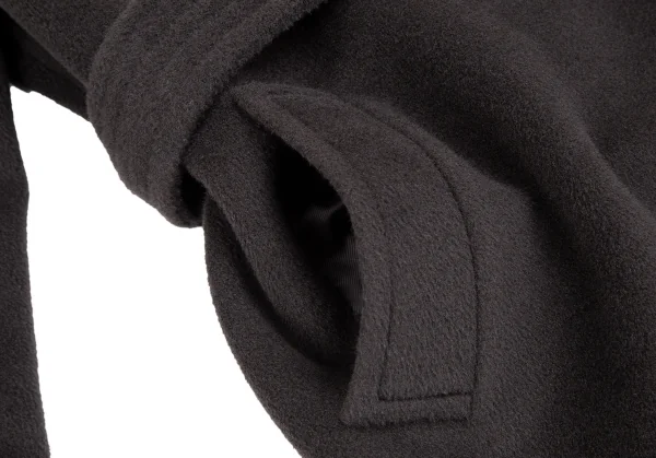 アルマーニコレツィオーニARMANI COLLEZIONI カシミヤ混ガウンコート 茶42 K-124989_008