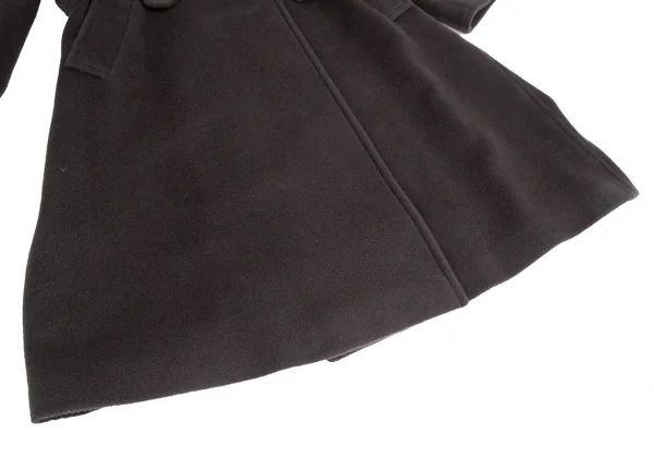 アルマーニコレツィオーニARMANI COLLEZIONI カシミヤ混ガウンコート 茶42 K-124989_011