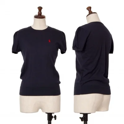 POLO RALPH LAUREN One Point Embroidery Knit Sweater