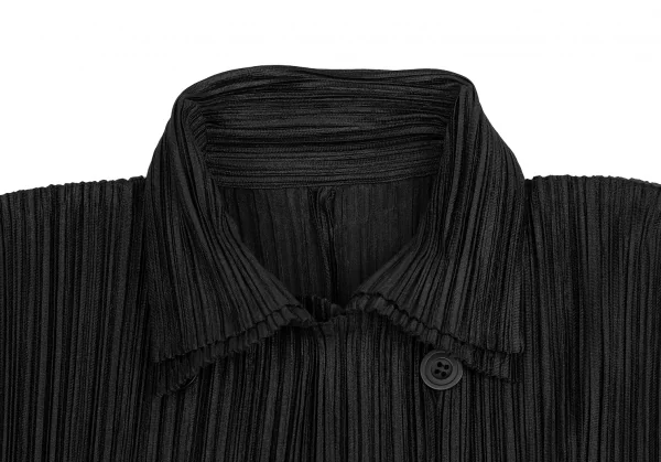 PLEATS PLEASE Shiny Pleated Double Jacket K-125033_003