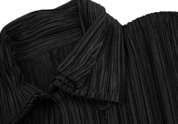 PLEATS PLEASE Shiny Pleated Double Jacket K-125033_004