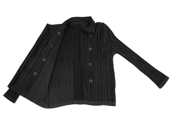 PLEATS PLEASE Shiny Pleated Double Jacket K-125033_009