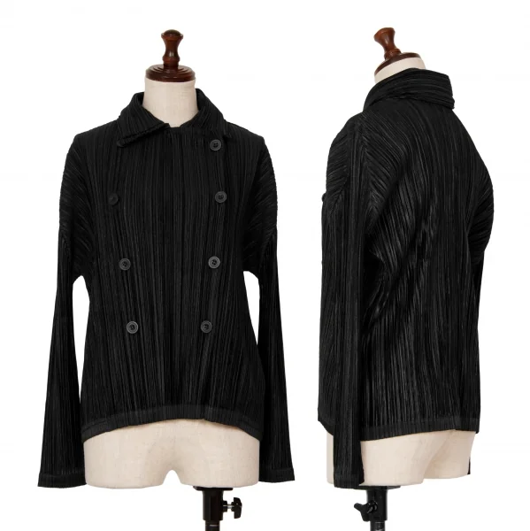 PLEATS PLEASE Shiny Pleated Double Jacket & Skirt K-125035_002