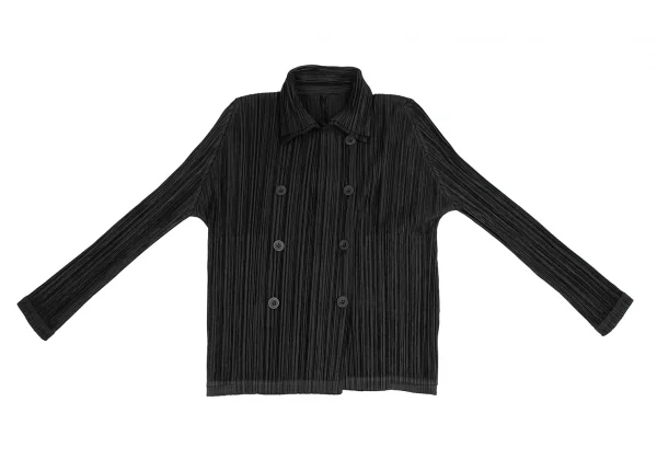 PLEATS PLEASE Shiny Pleated Double Jacket & Skirt K-125035_003