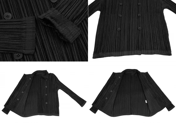 PLEATS PLEASE Shiny Pleated Double Jacket & Skirt K-125035_005