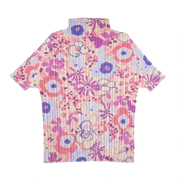 PLEATS PLEASE Floral Printed Top & Skirt K-125038_011