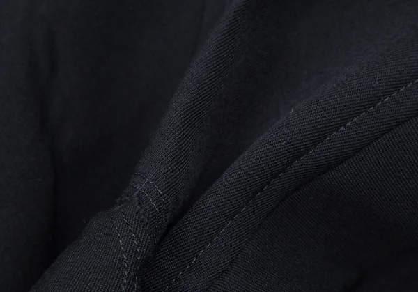 コムデギャルソンCOMME des GARCONS ウールギャバボンディング切替ショートジャケット 紺S K-125050_014