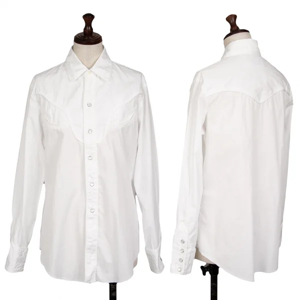 robe de chambre COMME des GARCONS Western Switching Shirt White S-M K-125082_001