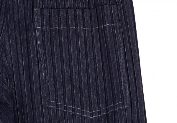 イッセイミヤケ メンISSEY MIYAKE MEN デニムプリントプリーツセットアップスーツ インディゴ4 K-125115_017