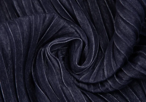 イッセイミヤケ メンISSEY MIYAKE MEN デニムプリントプリーツセットアップスーツ インディゴ4 K-125115_018