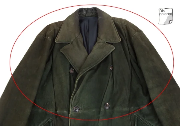 ISSEY MIYAKE MEN Sheep leather Coat K-125126_002