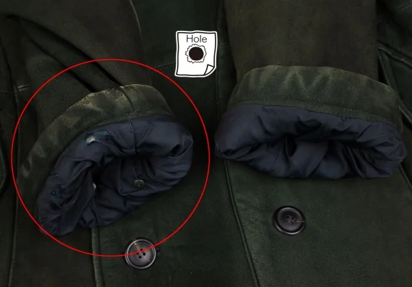 ISSEY MIYAKE MEN Sheep leather Coat K-125126_007