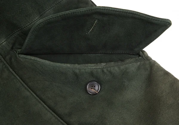 ISSEY MIYAKE MEN Sheep leather Coat K-125126_010