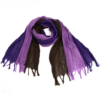 ISSEY MIYAKE MEN Cotton Cupra Wrinkle Pleats Stole