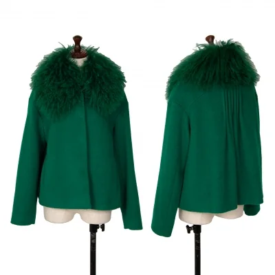 MAX&Co Fur Collar Mohair Wool Jacket