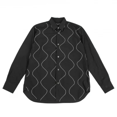 COMME des GARCONS HOMME Thick Stitch Long Sleeve Shirt