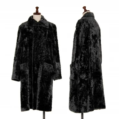 LIMI feu Faux Fur Collar Coat