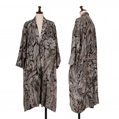 JURGEN LEHL Babaghuri Botanical Printed Linen Coat